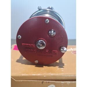 Penn Jigmaster 500 S Reel NOS Complete Box Manual - Parts Sealed! USA Made NIB!